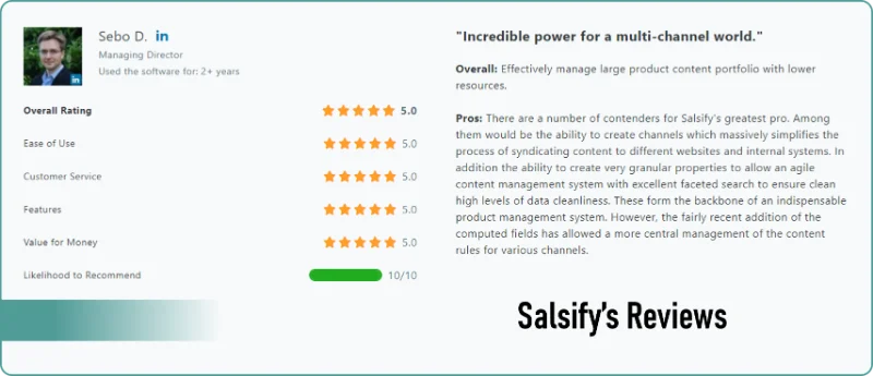 Salsify Voucher Management Software Reviews